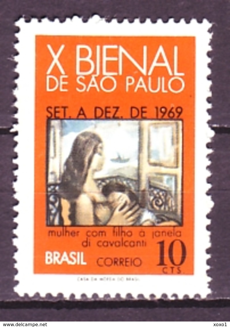 Brazil 1969 MiNr. 1215 Brasilien Biennale Di Cavalcanti ART Painting 1v MNH** 1,60 € - Neufs