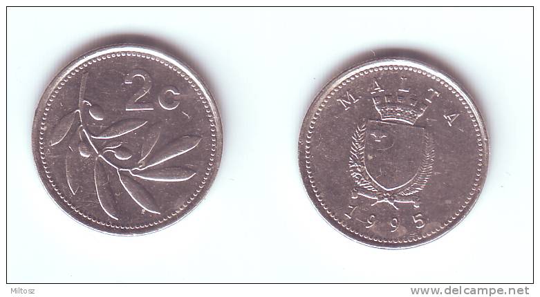 Malta 2 Cents 1995 - Malta