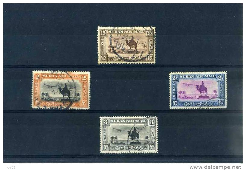 - GRANDE BRETAGNE SOUDAN . POSTE AERIENNE 1931 OBLITEREE - Sudan (...-1951)