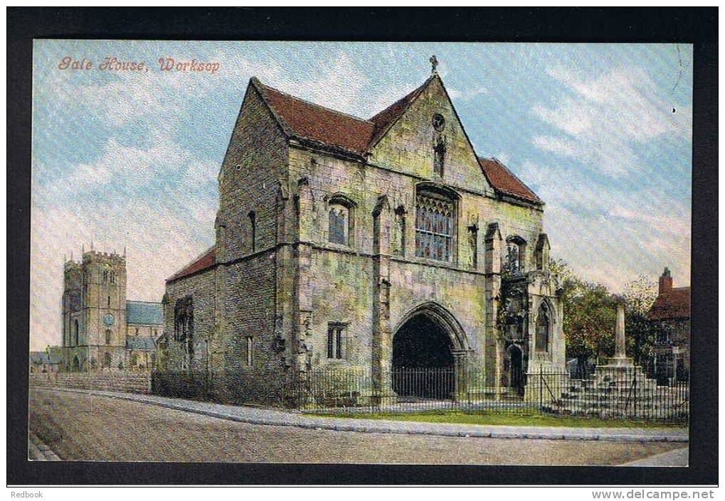 RB 716 - Early Postcard Gate House Worksop Nottinghamshire - Andere & Zonder Classificatie