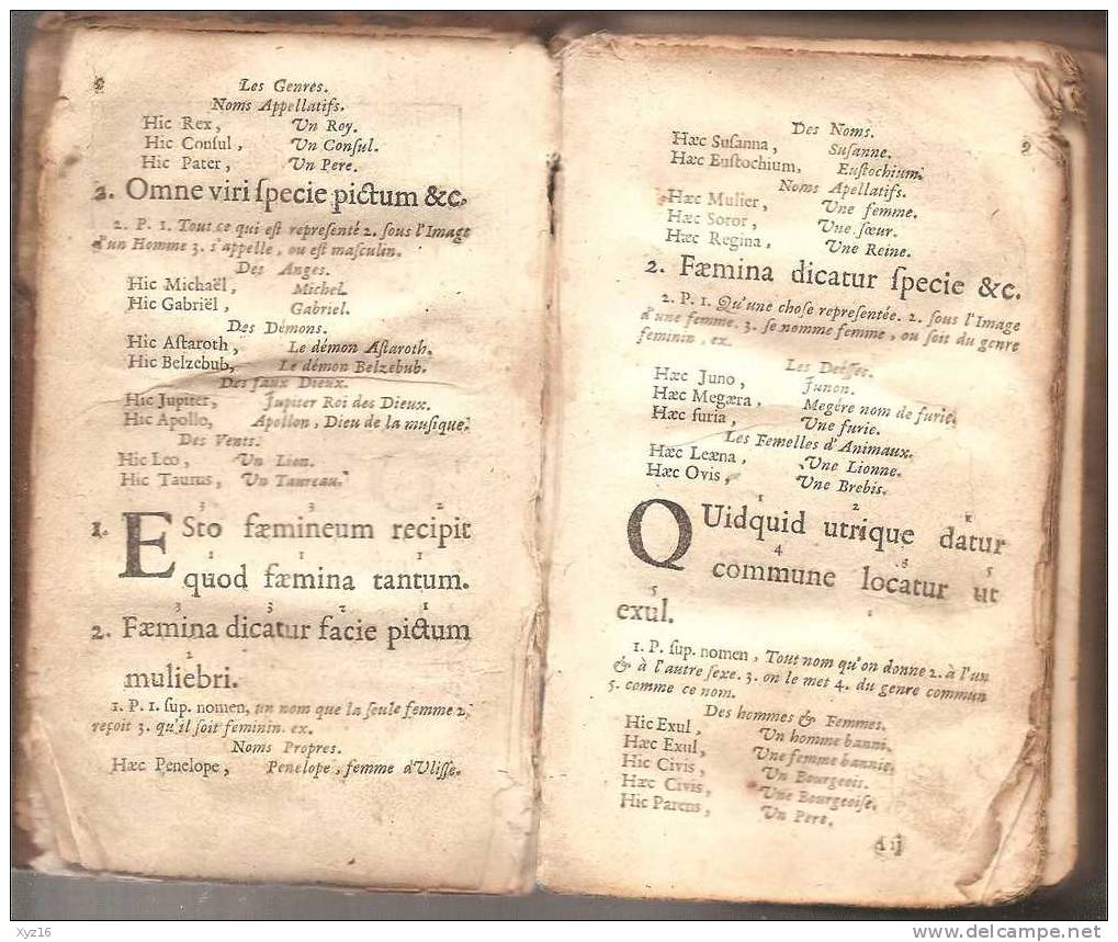 Grammaire De DESPAUTERE Abrégé Du Père Jean GAUDIN De 1722 - 1701-1800