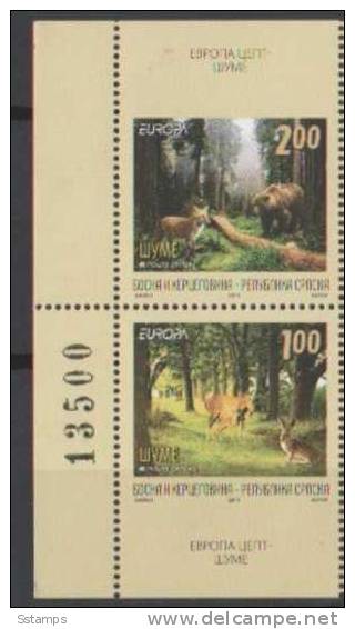 2011-RS  EUROPA CEPT FORESTS BOSNIA SERBISCHE REPUBLIK NEVER HINGED - 2011