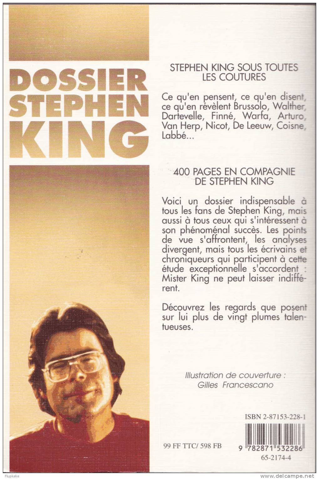 Les Dossiers De Phénix 2 Juin 1995 Stephen King Sous Toutes Les Coutures Lefrancq Éditeur - Lefrancq