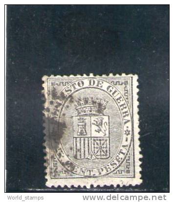 ESPANA 1874 USADO - War Tax
