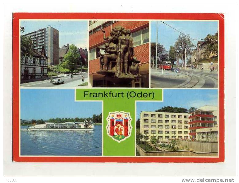 - ALLEMAGNE BRANDENBOURG . FRANKFURT/ODER . VUES MULTIPLES - Frankfurt A. D. Oder