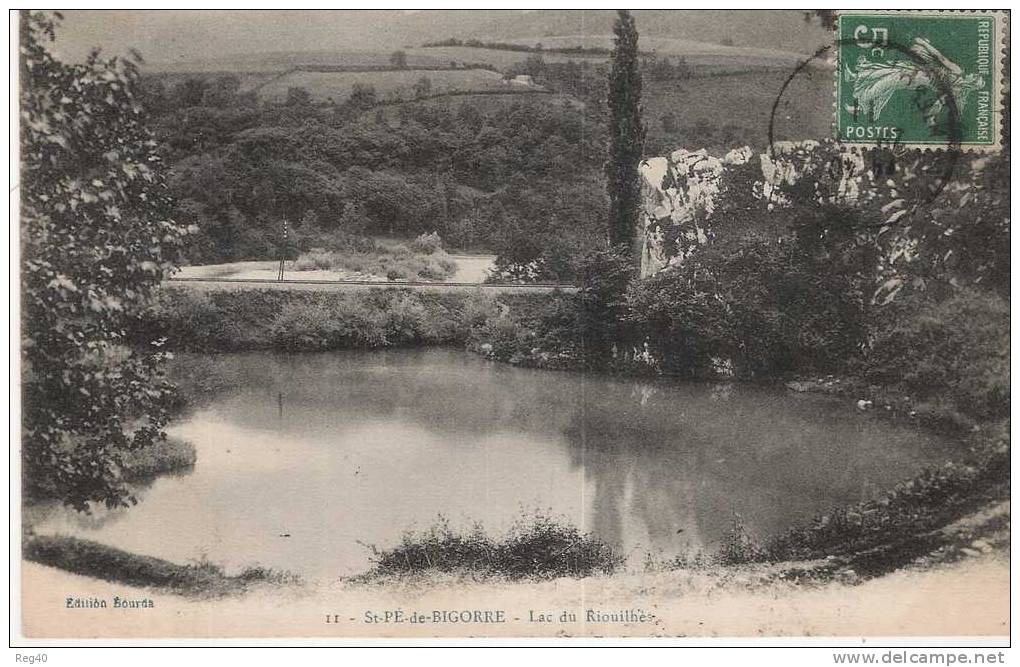 D65 - ST PE DE BIGORRE  - Lac Du Riouilhe - Saint Pe De Bigorre