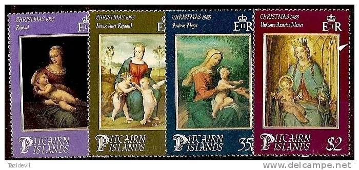 PITCAIRN ISLANDS - MNH ** 1985 Christmas. Scott 262-5 - Pitcairneilanden