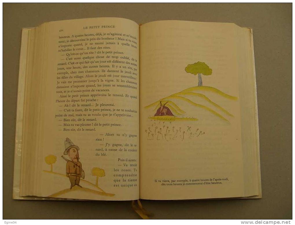 Blibliothèque De La PLEIADE No 98  -  Antoine De SAINT EXUPERY - Oeuvres -1959- Illustrations Du Petit Prince - La Pléiade