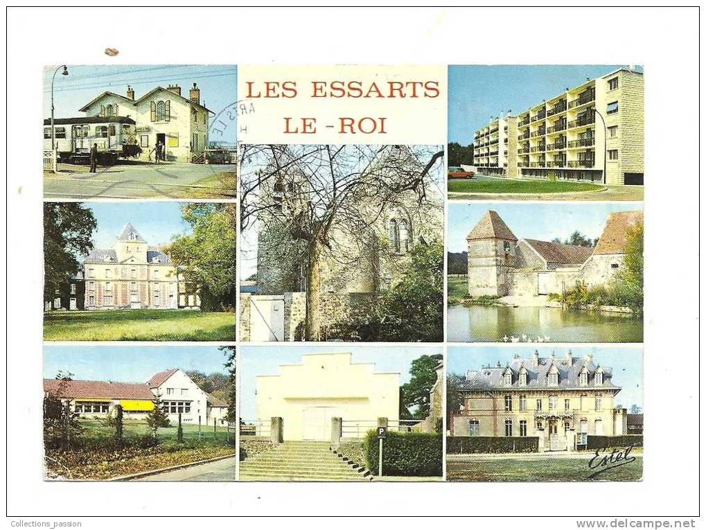 Cp, 78, Les Essarts Le Roi, Multi-Vues, Voyagée 1978 - Les Essarts Le Roi
