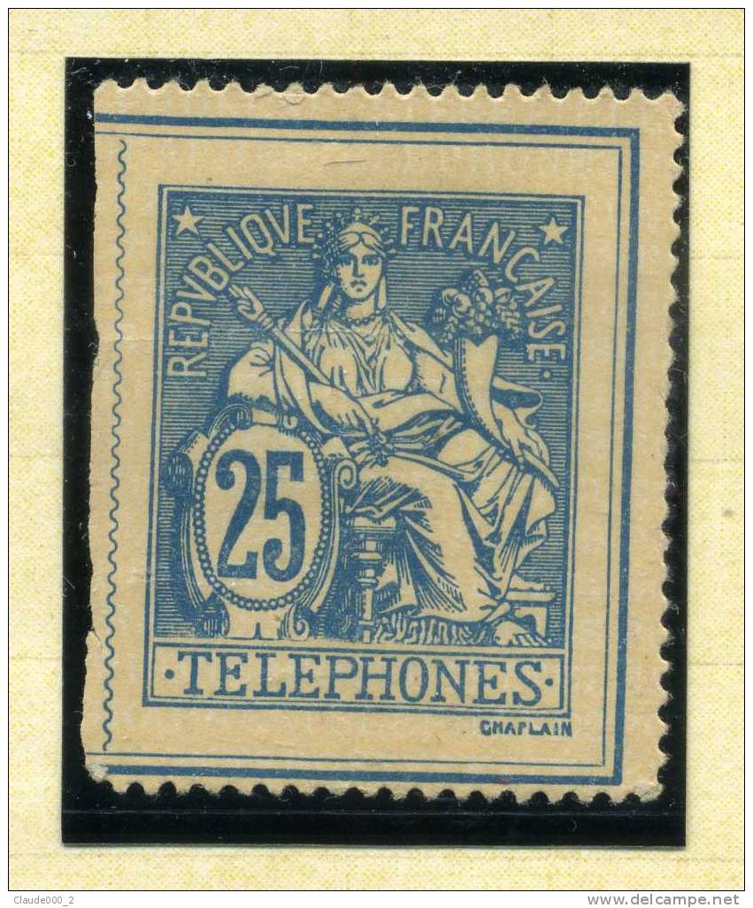 7 TIMBRES TELEPHONE ET 2 TELEGRAPHE SANS FOND DE SURETE - Telegraph And Telephone