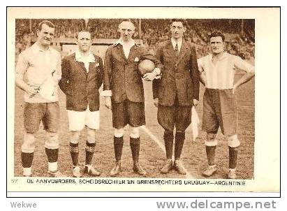 Oy117/  Fotokarte OLYMPIADE 1928, Fussball-Spiel Argentinien-Uruguay. Gewonnen Hat Uruguay. - Ete 1928: Amsterdam