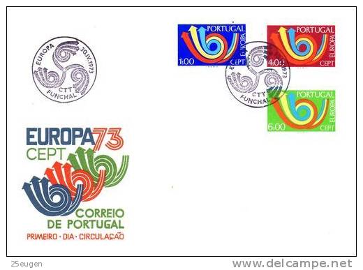 PORTUGAL  1973 EUROPA CEPT FDC /FUNCHAL/ - 1973