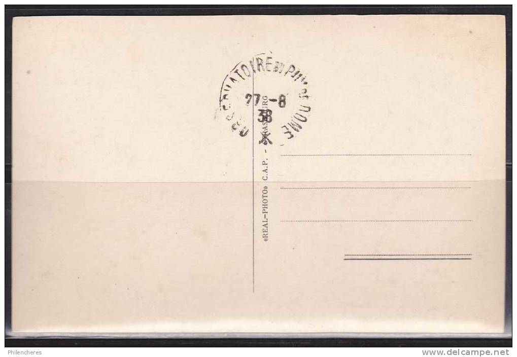 Astronomie - CPA - Observatoire Du Puy De Dome Sous Le Givre - Cachet Postal De L´observatoire 1938 - Astronomia