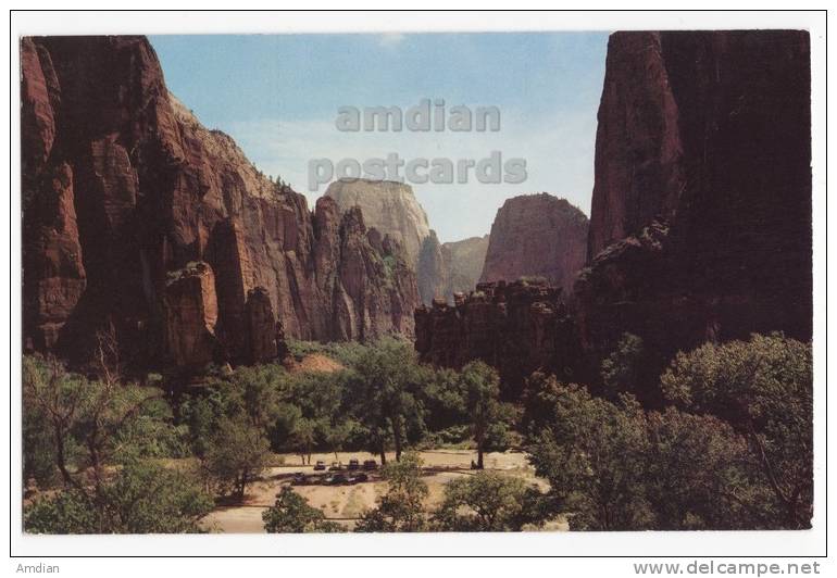 TEMPLE Of SINAWAVA- ZION NATIONAL PARK Vintage Postcard C1960s-1970s UTAH UT - Zion