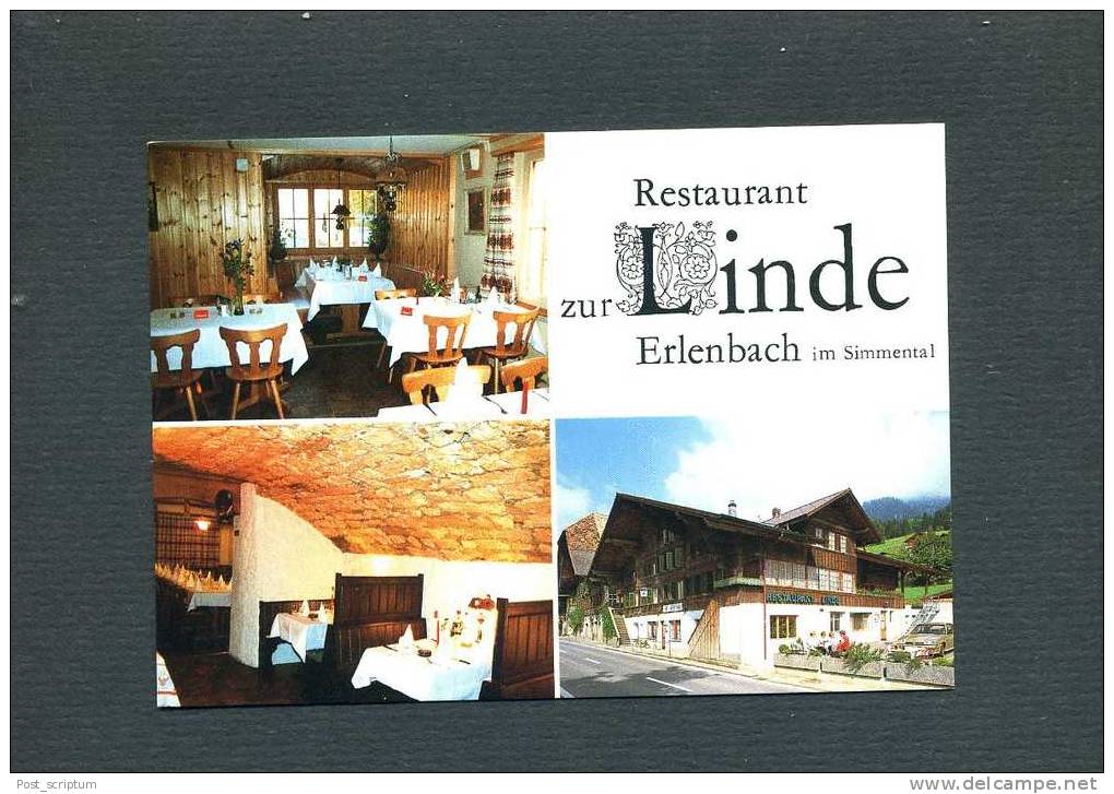 Suisse - Erlenbach - Restaurant Zur Linde - Erlenbach Im Simmental