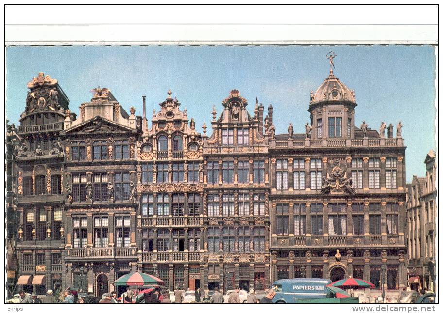 Bruxelles Grand'Place-Les Maisons Des Corporations (marché Aux Fleurs) - Markets