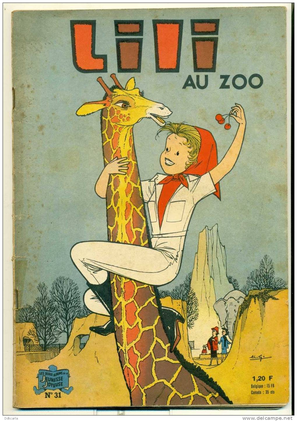 Lili Au Zoo - Originele Uitgave 1965 - Lili L'Espiègle