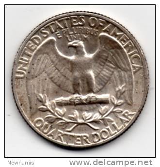 STATI UNITI QUARTO DOLLARO 1964 AG - 1932-1998: Washington