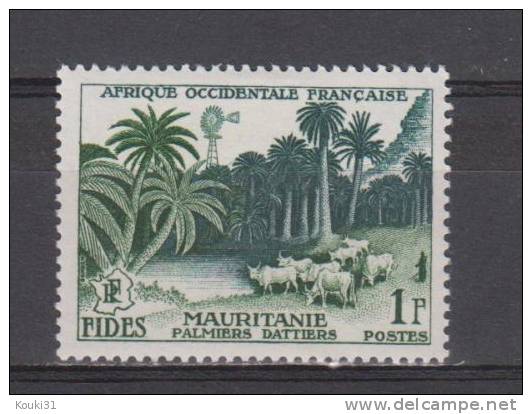 AOF YT 54 * : Palmiers-dattiers , Arbre - Unused Stamps