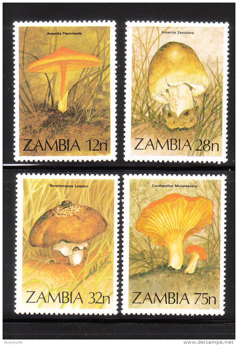 Zambia 1984 Local Mushrooms MNH - Zambia (1965-...)