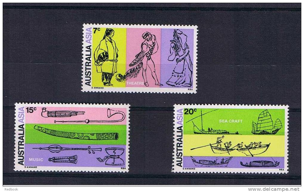 RB 726 - Australia 1971 - Australia Asia Congress Set Of 3 Stamps MNH - Neufs