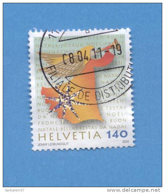 Timbre Oblitéré Used Stamp HELVETIA 140 SUISSE 2010 - Used Stamps