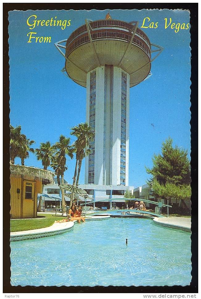 CPM Animée Etats-Unis LAS-VEGAS  Landmark Hôtel And Pool - Las Vegas