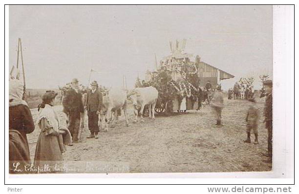 LA CHAPELLE LA REINE - Char Fleuri - Février 1907 - CARTE PHOTO - La Chapelle La Reine