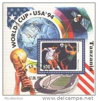 Tanzania 1994 -  Football FIFA World Cup USA ' 94 Sports Soccer Very Fine Cto Used SG MS 1899 - 1994 – Stati Uniti