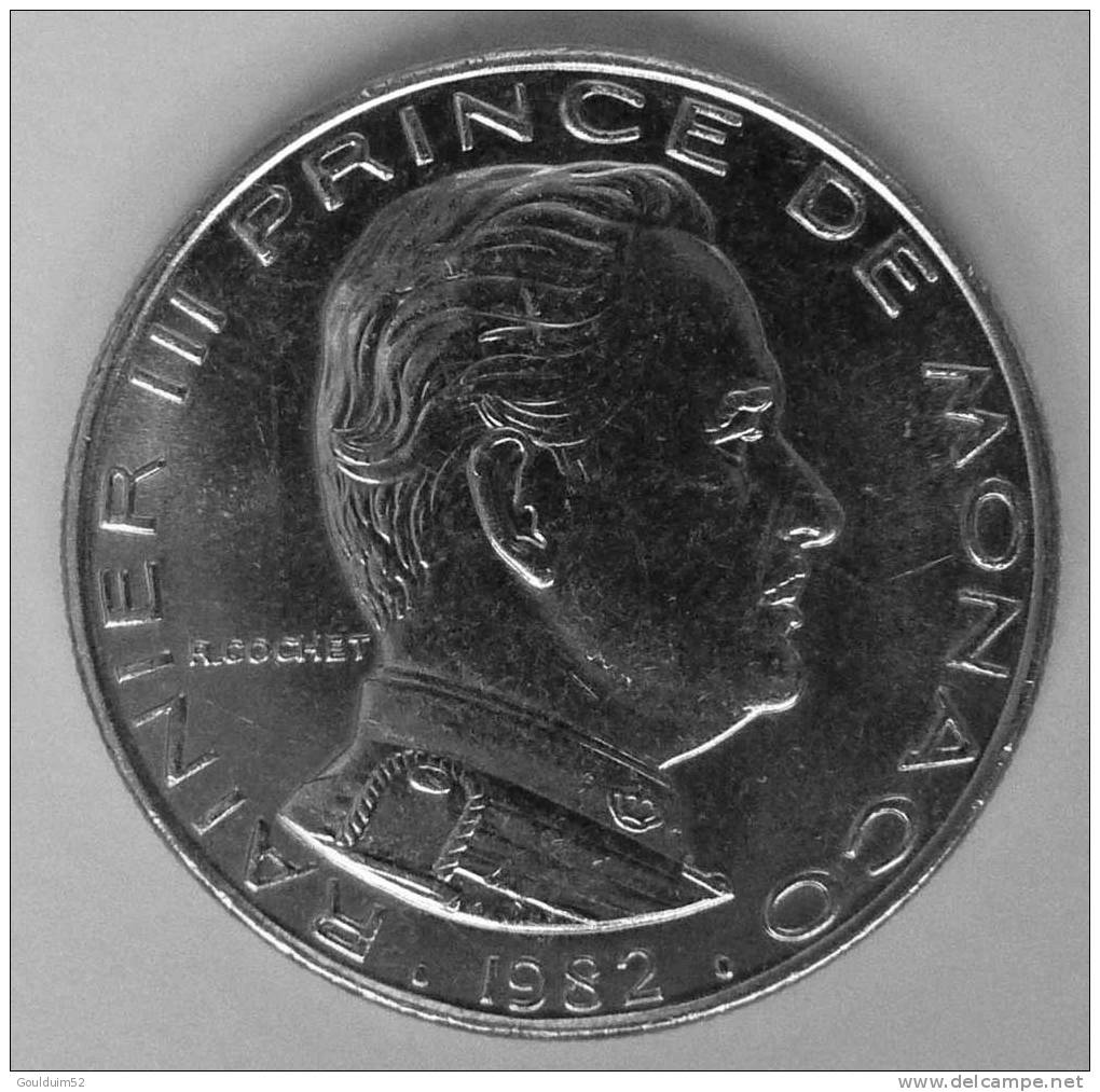 1 Franc 1982  Rainier III - 1960-2001 Neue Francs