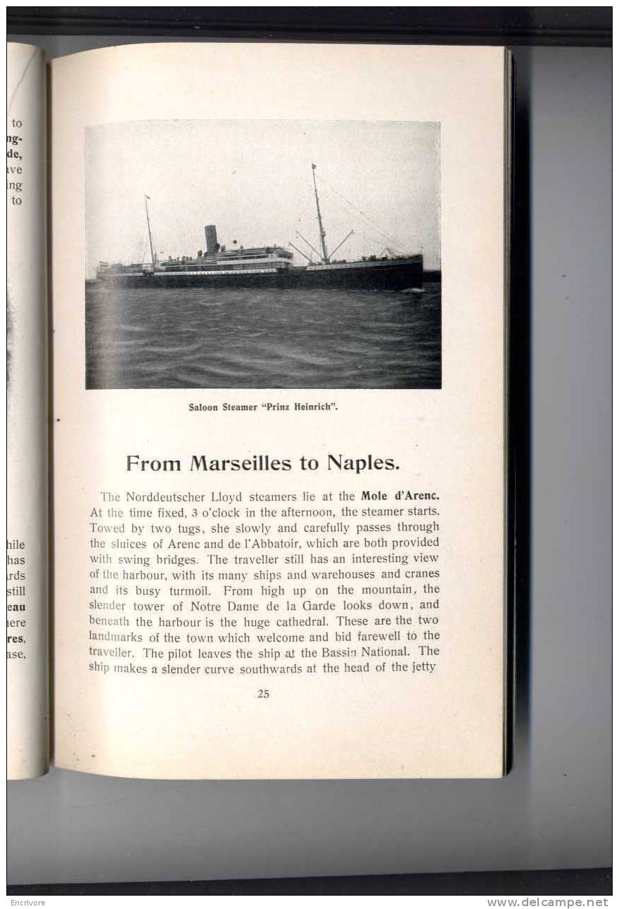 To EGYPT égypte By Steammers Norddeutscher Lloyd Bremen Marseille Naples Alexandrie Constantinople Caire Paquebot - Africa