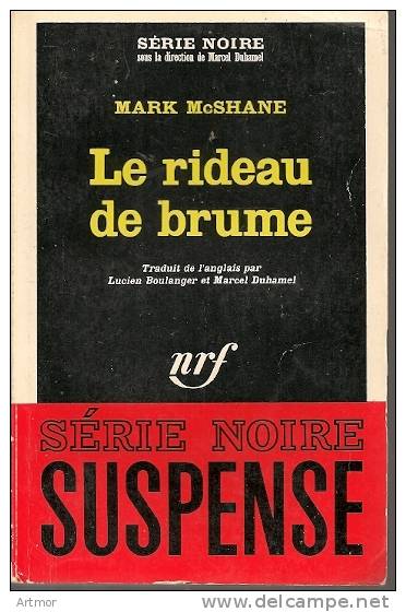 SERIE NOIRE N° 1067 - EO 1966 - MC SHANE -  LE RIDEAU DE BRUME - Série Noire