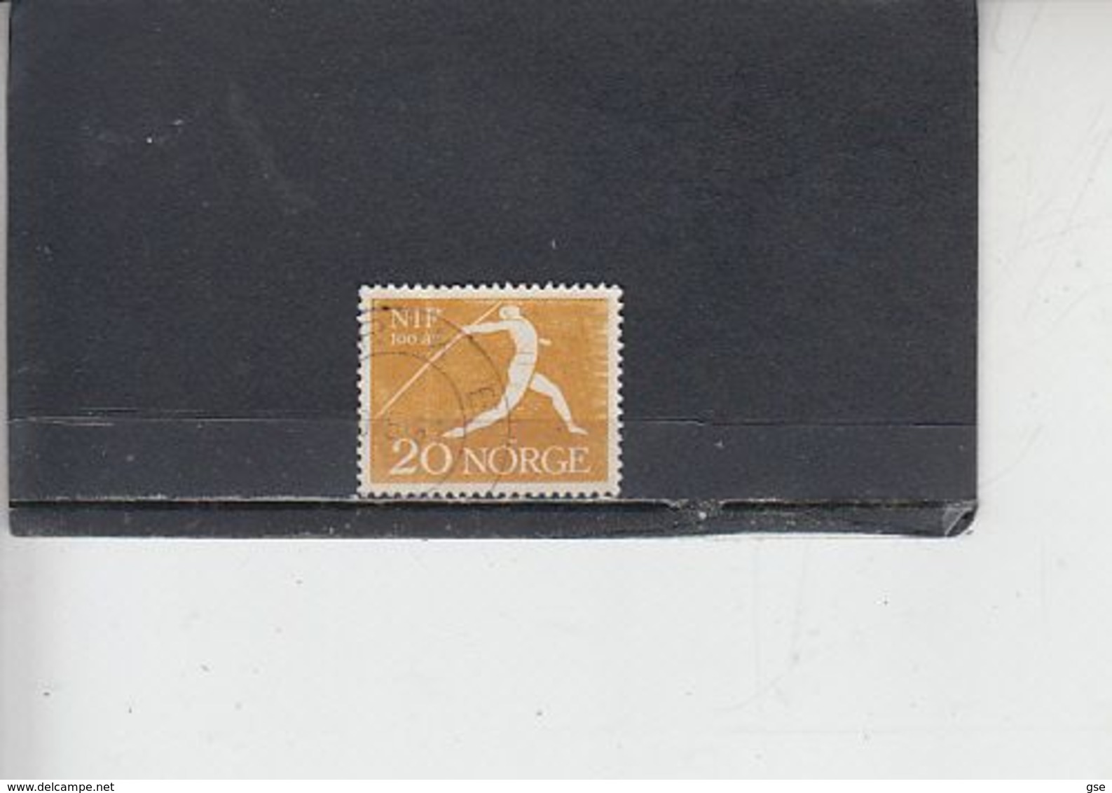 NORVEGIA  1961 - Yvert   409° - Sport - Lancio Giavellotto - Used Stamps