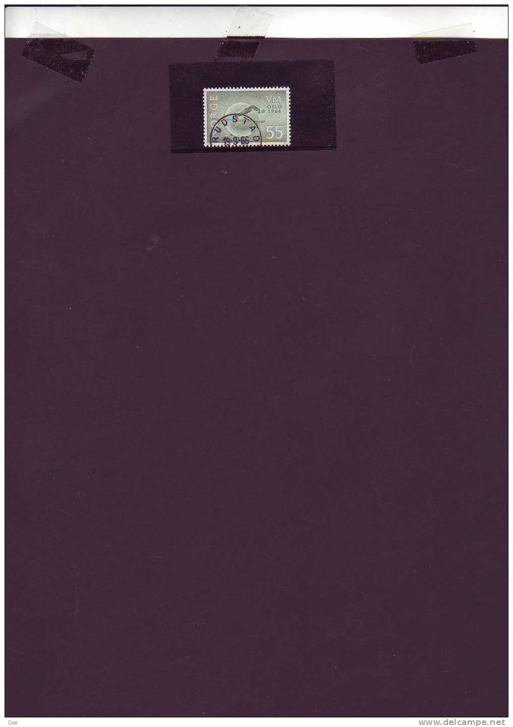 NORVEGIA  1966 - Yvert   492° - Sci - Salto - Used Stamps