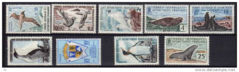 TAAF N° 12 / 17 Luxe ** - Unused Stamps