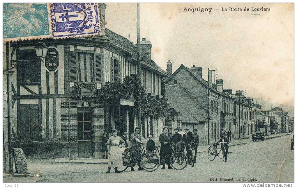 27 ACQUIGNY - La Route De Louviers - Acquigny