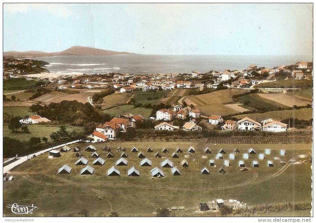 Pyrénées Atlantiques , Bidart , Vue Aérienne Et Le Camping Edf  , Ed Photo Cim - Bidart