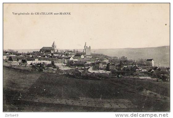 CHATILLON SUR MARNE - Châtillon-sur-Marne