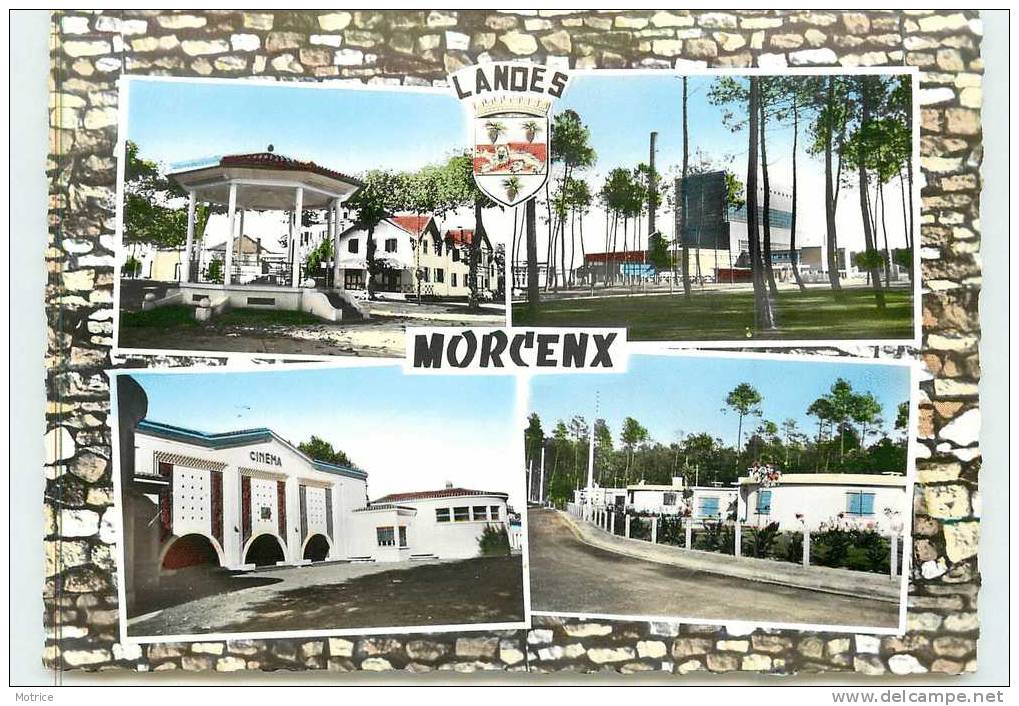 MORCENX   -  Carte Multivues De La Ville. - Morcenx