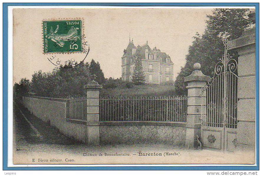 50 - BARENTON --  Château De Bonnefontaine - Barenton