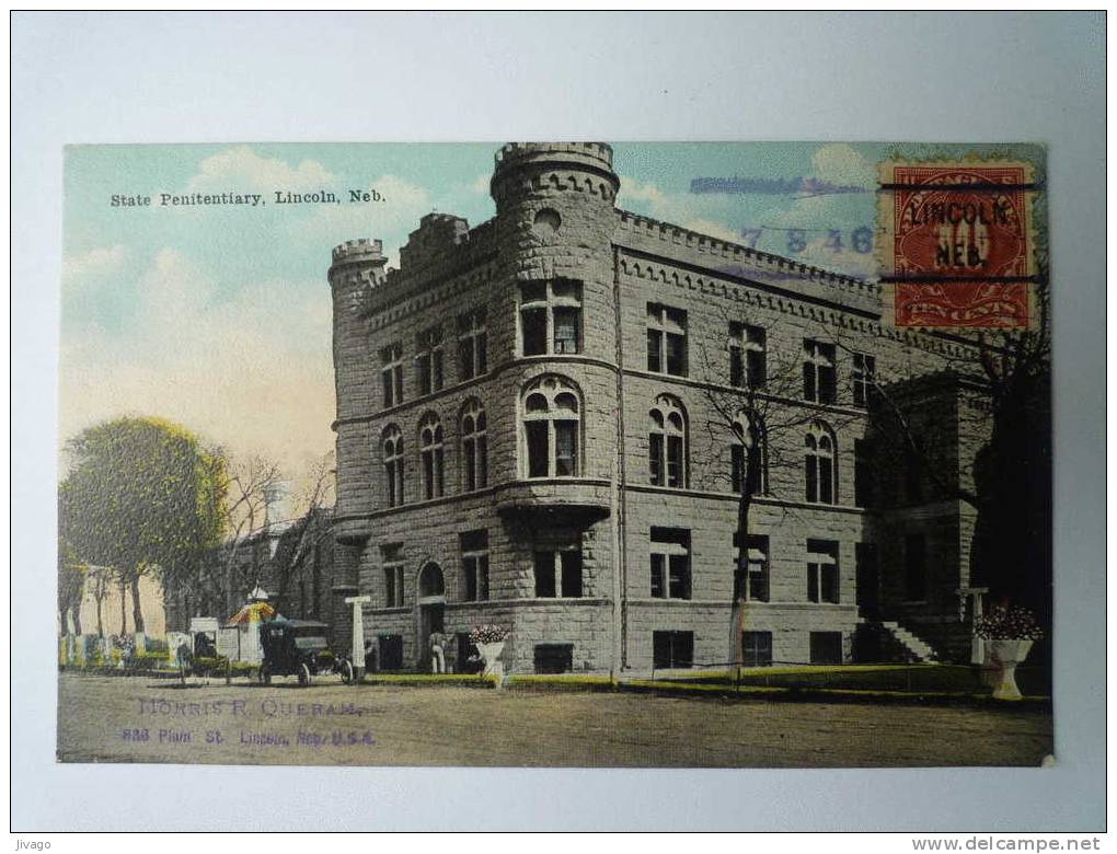 LINCOLN  (Nebraska)  :  State Penitentiary  -  Carte Couleur - Other & Unclassified