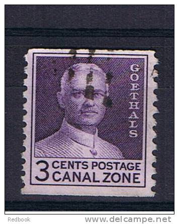 RB 727 - Canal Zone 1960 - 3c Coil  - Good Used Stamp SG 218 - Kanalzone