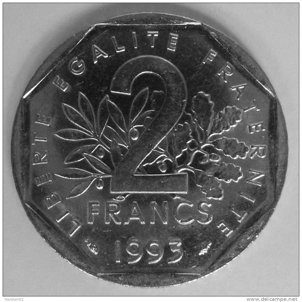 2 Francs 1993    Jean Moulin - Commémoratives