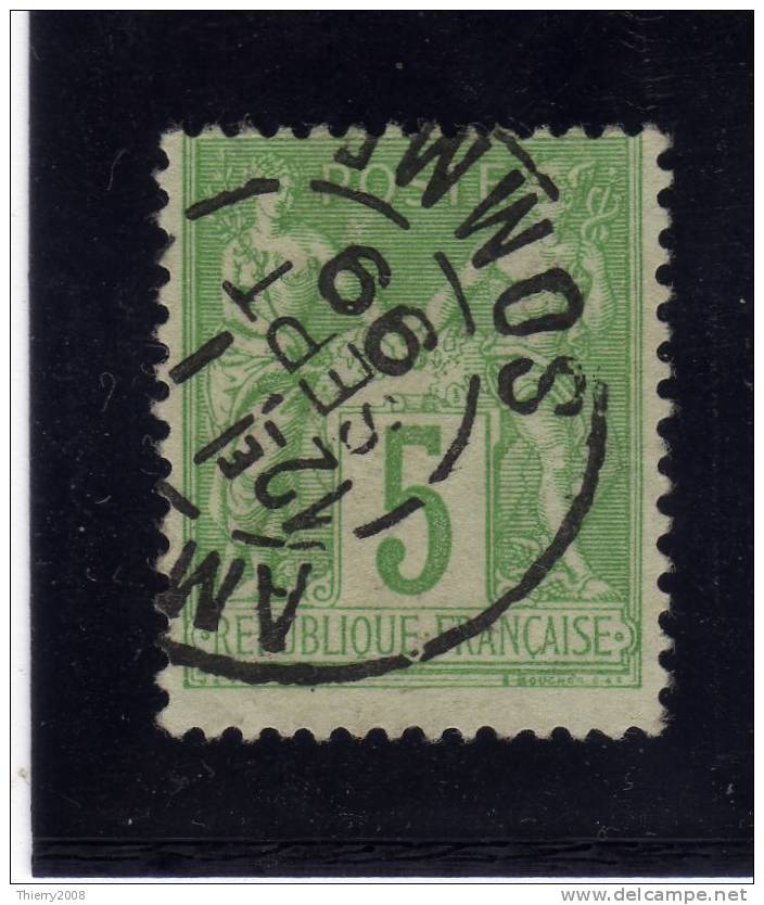 Sage  N° 102 Ou 106  Avec Oblitèration Cachet à Date  TTB - 1898-1900 Sage (Type III)