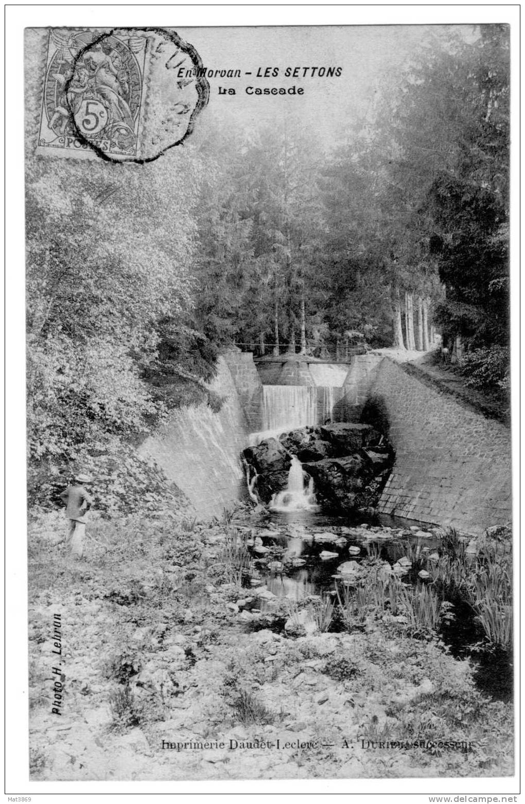 58 EN MORVAN LES SETTONS LA CASCADE - Montsauche Les Settons