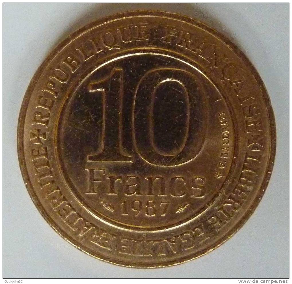 10 Francs  1987     H.Capet - Commémoratives