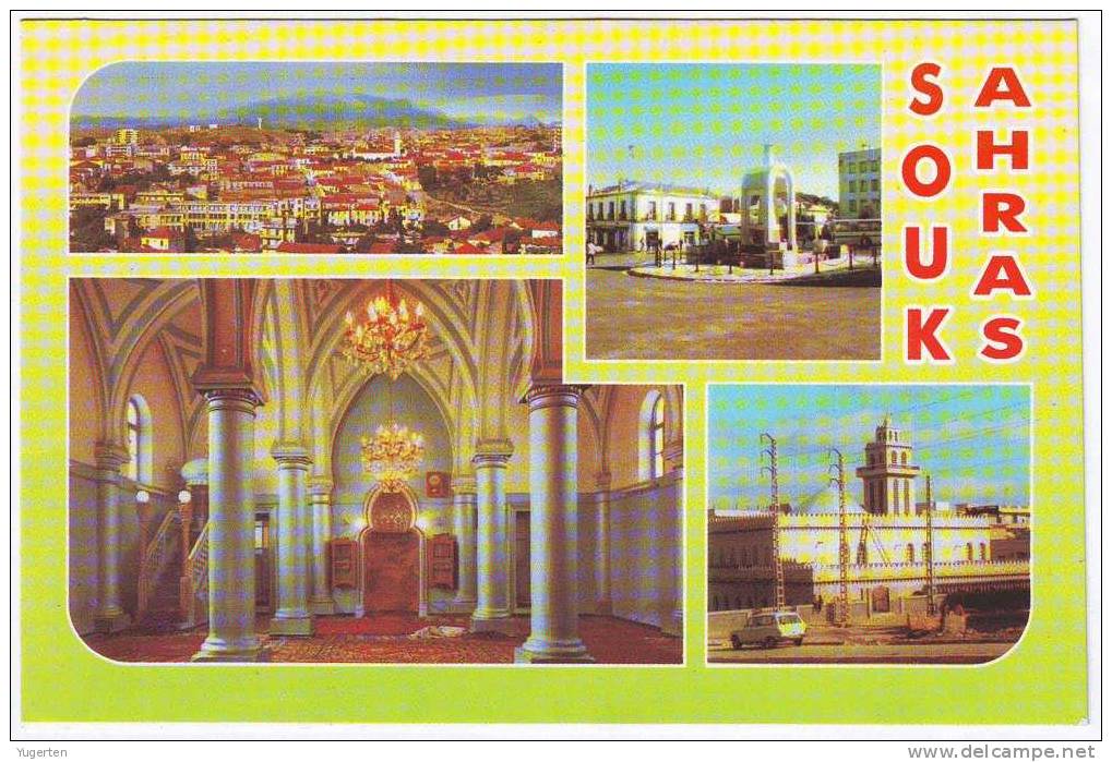 ALGERIE -ALGERIA ALGERIEN POSTCARD Souk-Ahras - Multivue - Neuve New - Souk Ahras