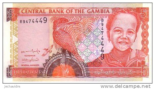 GAMBIE   5 Dalasis   Non Daté (1996)   Pick 16     ***** BILLET  NEUF ***** - Gambia