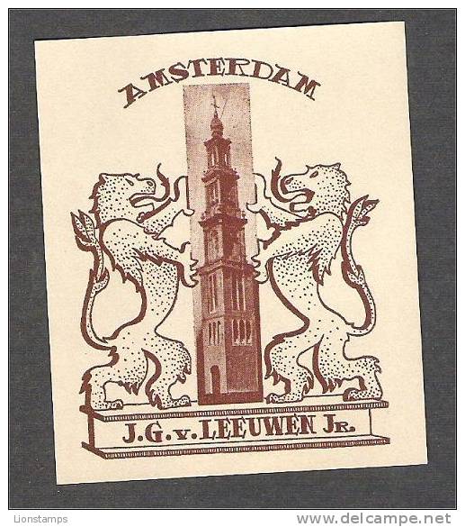 EL 63 - Lions / Tower - Exlibris