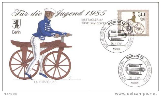 Germany / Berlin - FDC Mi-Nr 735/738 (y615)- - 1981-1990